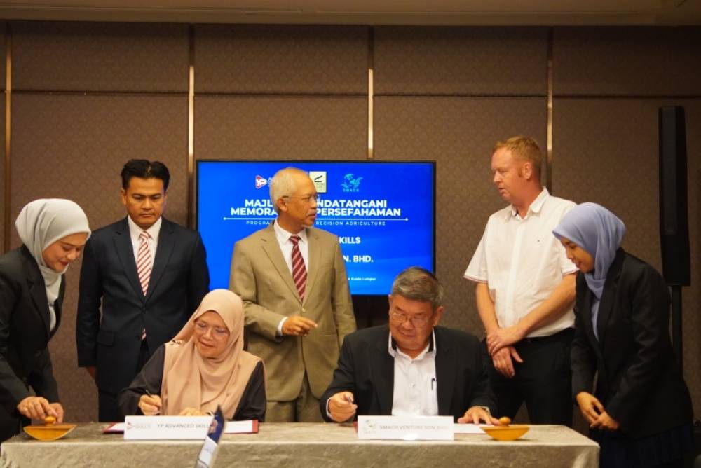 MAJLIS MENANDATANGANI MEMORANDUM PERSEFAHAMAN - PROGRAM USAHAWAN PRECISION AGRICULTURE